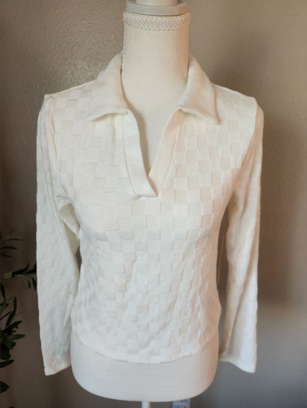 Atelier by Kirious  Knit Polo Sweater